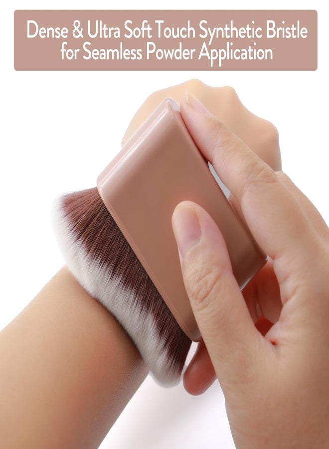 DRIPOO Large Self Tanner Brush, Professional Self Tanner, Kabuki, Powder, Foundation, Blusher, Shadow, Bronzer, Face and Body Brush for Smooth and Even Coverage - Image 3