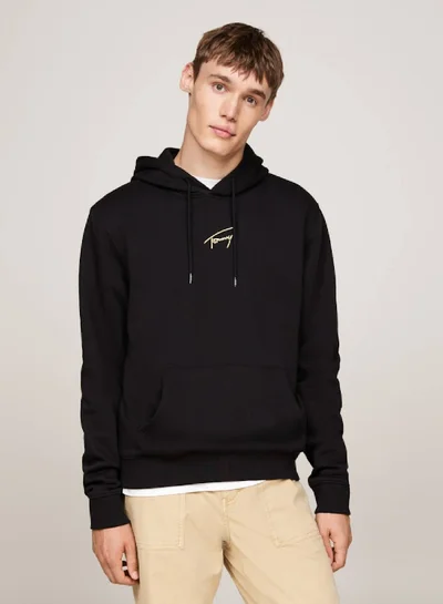 TOMMY JEANS Gold Signature Logo Hoody