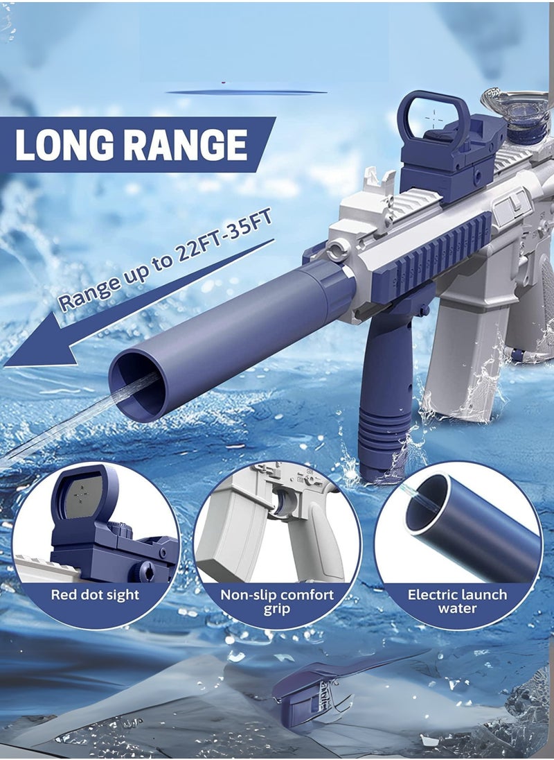 Generic - Electric Water Guns , Automatic Squirt Guns for Kids, Water Pistol Summer Toy for Outdoor Pool Water Fighting，Automatic Continuous Firing Electric Water Gun - Image 1