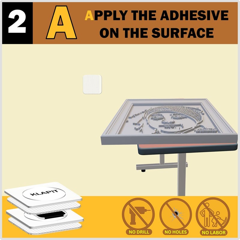 KLAPiT Magnetic Picture Hanging Strips - Spare Steel Tape - Image 5