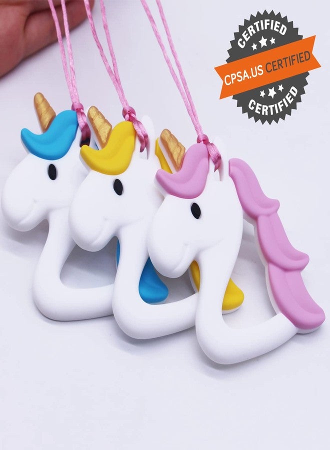 QUALEAP AMBER Xtra Tough Chew Necklace for Kids Girls - Chewing Necklace Teething Necklace Teether Necklace Chew Toys Teething Toys - Designed for Chewing, Autism Sensory Teether Toy - Image 2