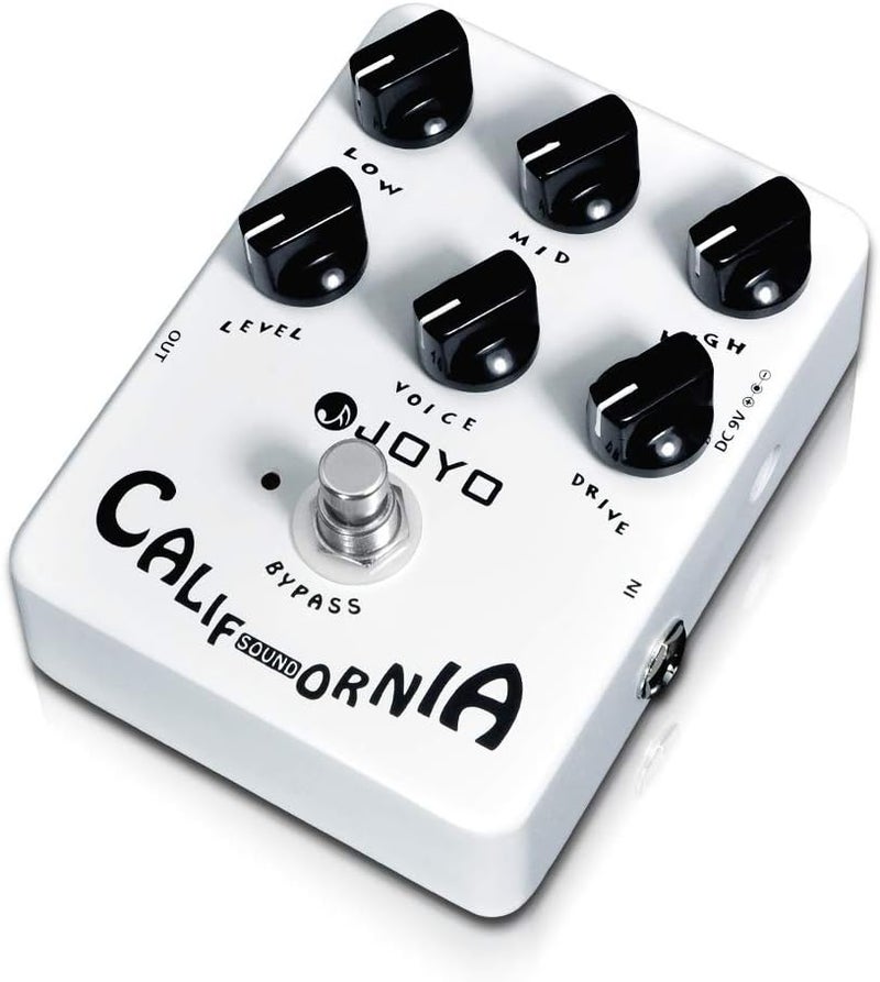 JOYO Overdrive Distortion Pedal Amp Simulator Rock Tones from OD to Dist for Electric Guitar Effect - Bypass (California Sound JF-15) - Image 1