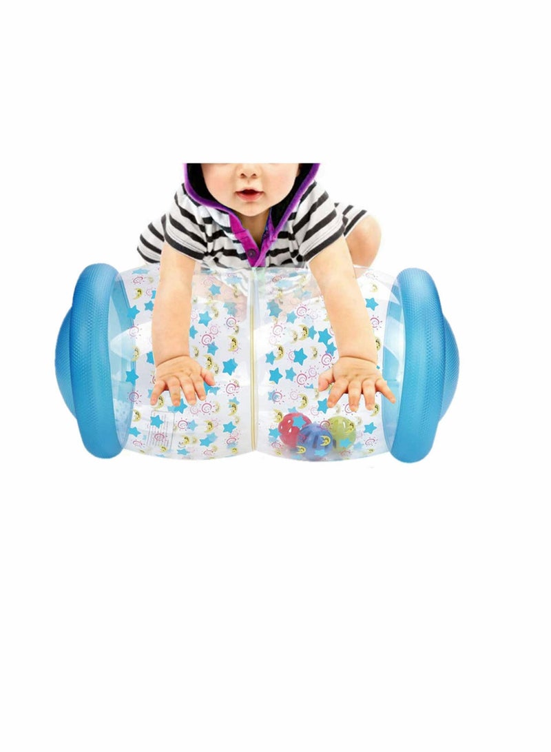 Y&D Inflatable Baby Crawling Roller Fitness Toys, Toddler Play Activity Center Exercise Infant Hearing Touch Muscles Coordination, Gifts for Newborn Boys Girls, 0 to 24 Months - Image 1