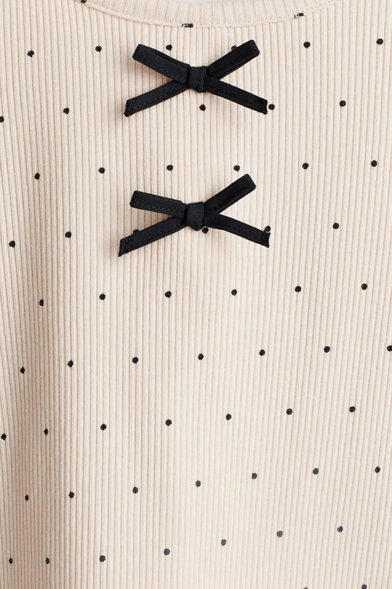 H&M Ribbed cotton top