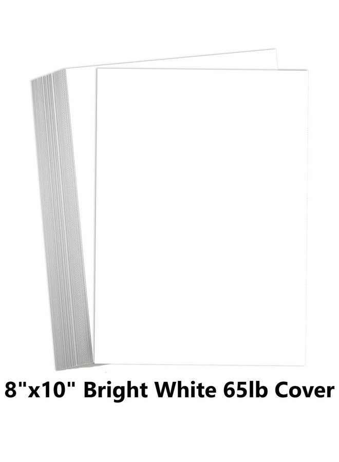 هاميلكو بطاقات بيضاء 8 × 10 فارغة 65 رطل غطاء بطاقة المخزون 50 حزمة - Image 2