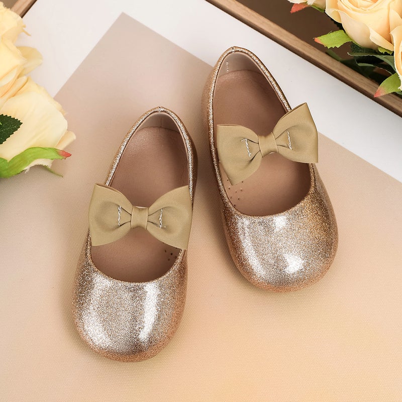 Children'S Shoes New Style Baby Princess Shoes With Bowknot Soft Sole Toddler Shoes For Girls Children'S Soft Sole Shoes - Image 3