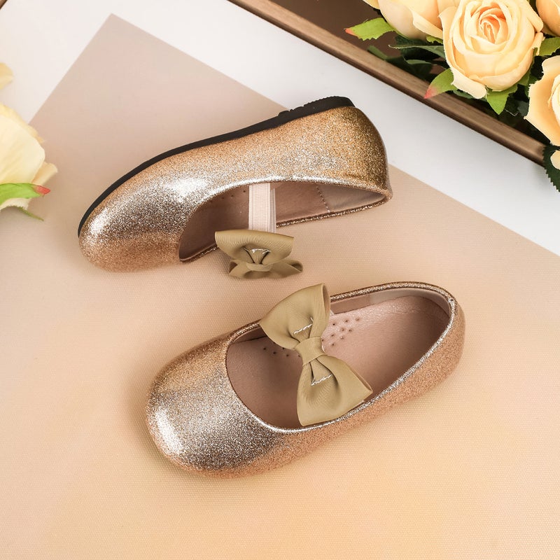 Children'S Shoes New Style Baby Princess Shoes With Bowknot Soft Sole Toddler Shoes For Girls Children'S Soft Sole Shoes - Image 4