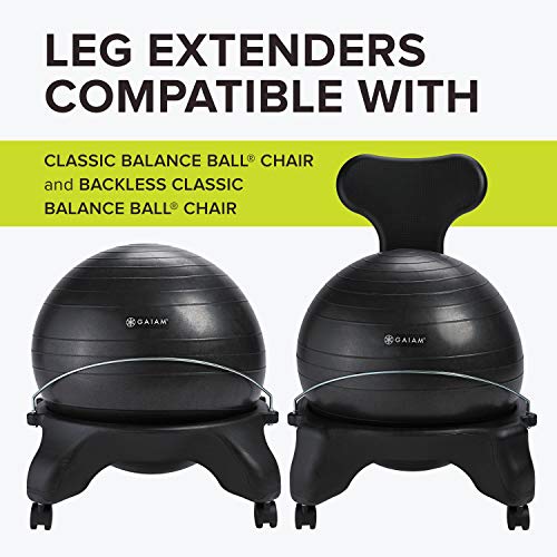 Gaiam Classic Balance Ball Chair Leg Extenders (Only Compatible with Classic Chair & Classic Backless Chair) - Image 3