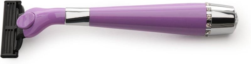DC DANIELLE Danielle Crystal Crush Glam Razor with Swarovski Elements Purple - Image 1