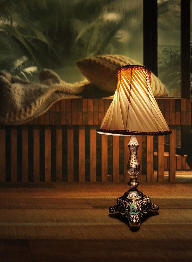 Weldecor Home Decortive Table Lamp for Bedroom, Vintage Night Lamp,Side Lamps Light Decoration for Home, Living Room.