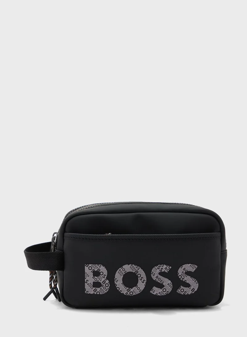 BOSS Zip Around Wash Bag