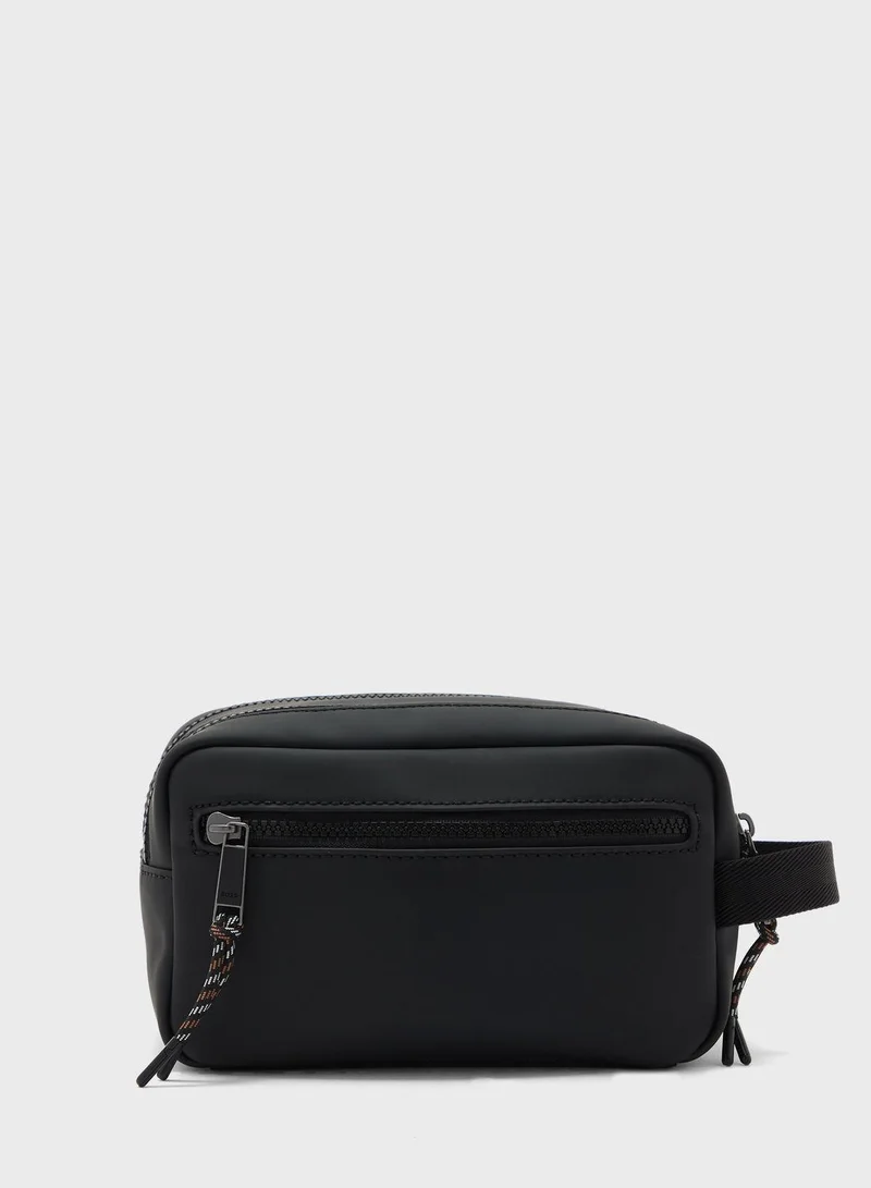 BOSS Zip Around Wash Bag