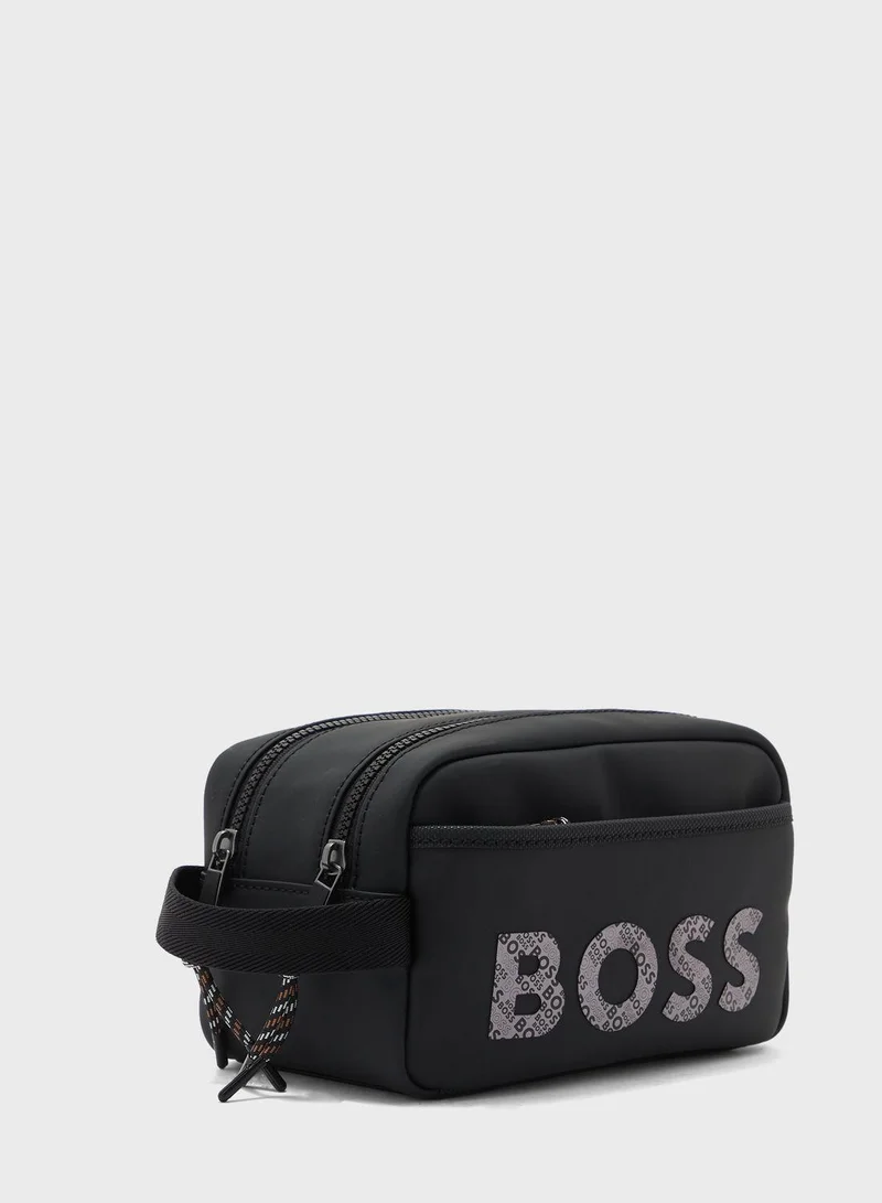 BOSS Zip Around Wash Bag
