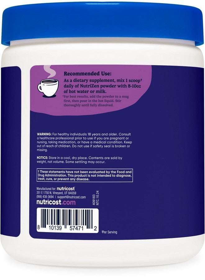 Nutricost Nutrizen PM Unwind Adaptogenic Mushroom Drink (Chocolate Flavored) 30 Servings - Includes Reishi, Lion's Mane, Shiitake, Cordyceps - Image 4