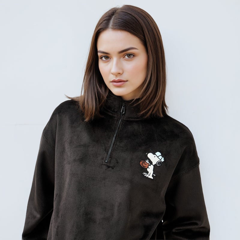 SP Characters Snoopy Embroidered Sweatshirt - Image 4