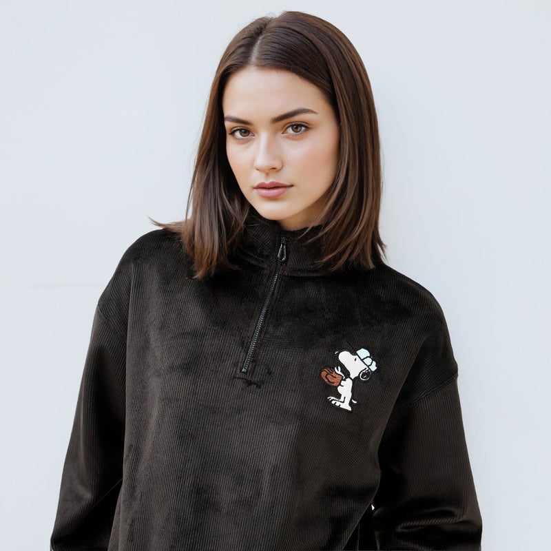 SP Characters Snoopy Embroidered Sweatshirt - Image 4