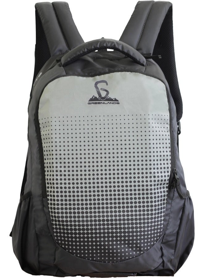 GREENLANDS GNL Vignette Backpack – Grey, Stylish 22L Bag with Tech Compartments & Padded Straps - Image 1
