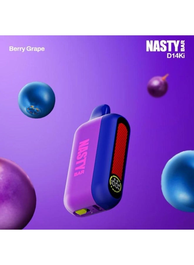 nasty Berry Grape 14000 Puffs 5mg Disposable Pods Vape - Image 1