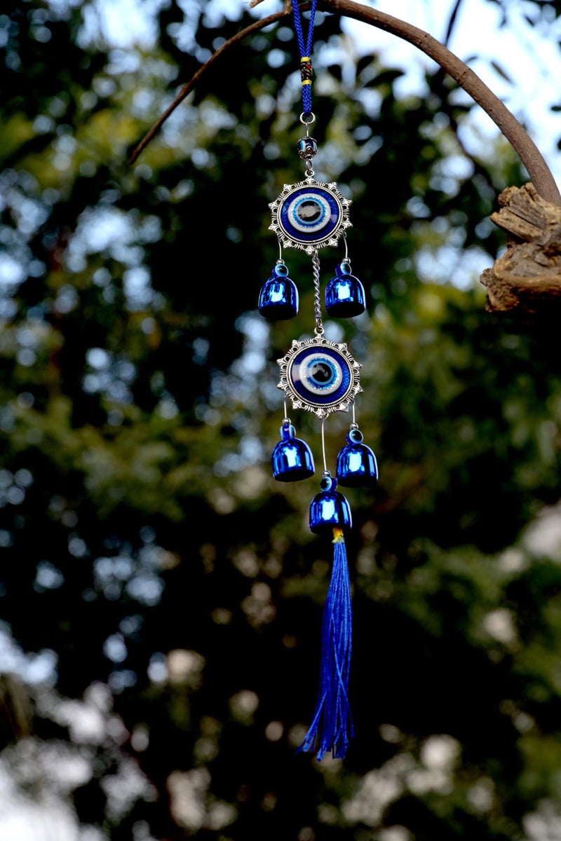 VIKACRAFT Wind Chimes for Home Positive Energy, Evil Eye Hanging for Home Decor, Wall Hanging Decorative Items for Living Room, Balcony, Garden and Bedroom - Image 3
