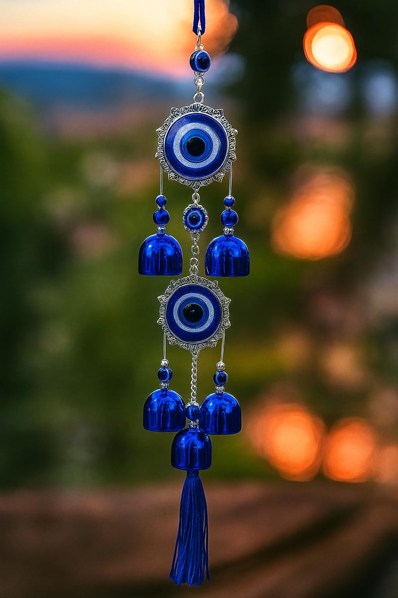 VIKACRAFT Wind Chimes for Home Positive Energy, Evil Eye Hanging for Home Decor, Wall Hanging Decorative Items for Living Room, Balcony, Garden and Bedroom - Image 5