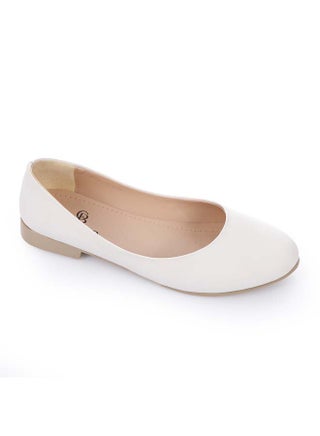 ICE CLUB White Simple Soft Glide Ballets - pzsku/Z345B61C42498FEADD090Z/45/1746294492/67e6567f-cedc-44d5-a3a5-9c5e92e00f44