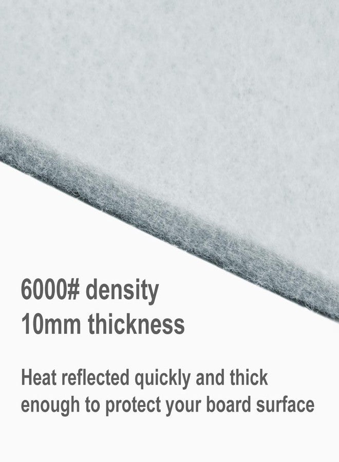 Duwee Delux Ironing Board Padding, Extra Dense Felt Material with 10 mm Thickness (54" x 18") - Image 3