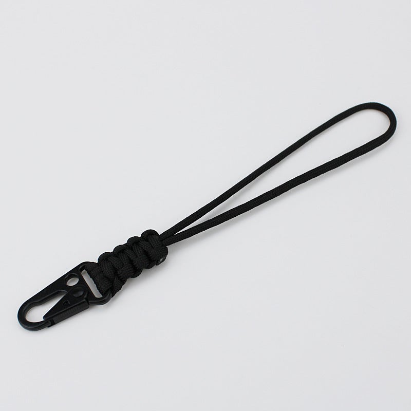 New Keychain Card Lanyard Mobile Phone Halter Anti-Lost Wrist Rope Hand-Woven Outdoor Emergency - Image 1