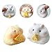 FauKait 2pcs Squishy Hamster Squeeze Toys3inch Big Cute Soft Hamster Squishy ToysStress Relief Squishies for Kids Party Favors Pinch Family Fidget Toys Suitable Adults Kids Big - Image 2
