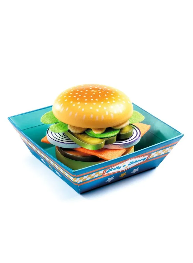 DJECO Kelly & Johnny Burger Set