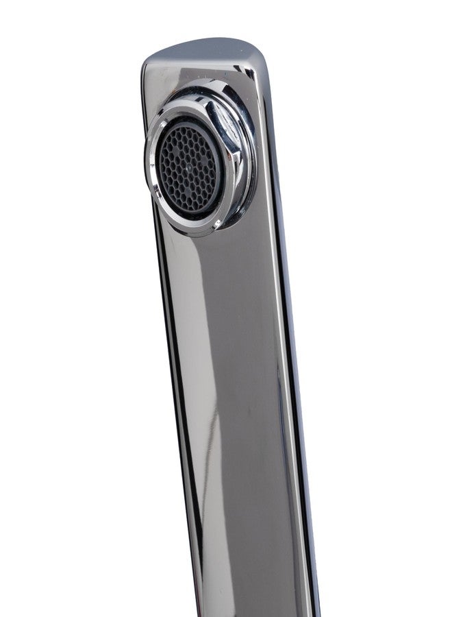 JAQUAR Florentine Prime Series Table Mounted Tall Boy Cold ONLY Basin TAP (Chrome) | TOP Lever, Brass Body Water Tap/Faucet/Cock for Bathroom/Kitchen Wash Basin | FLP-CHR-5021PM - Image 4