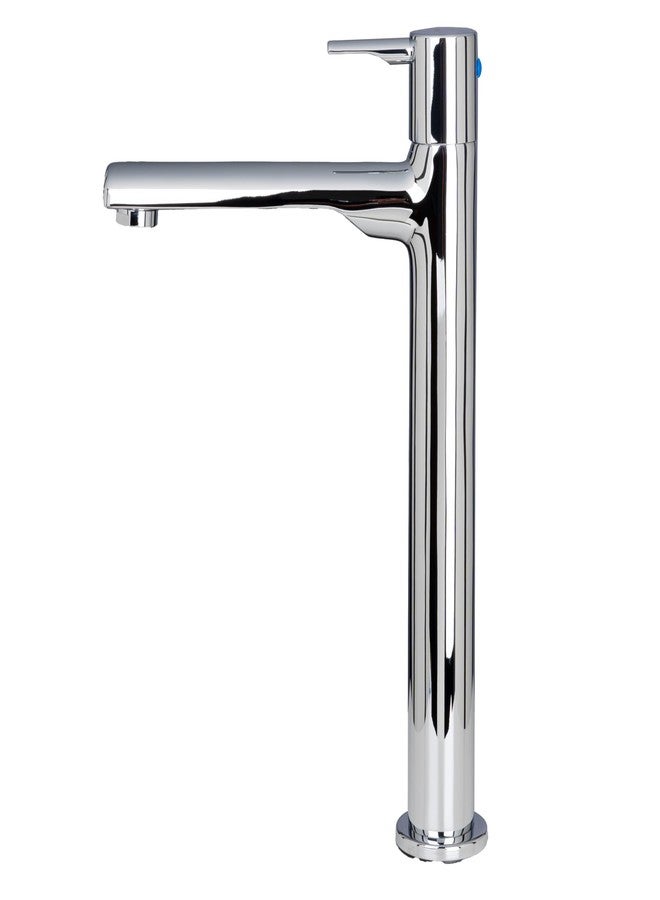 JAQUAR Florentine Prime Series Table Mounted Tall Boy Cold ONLY Basin TAP (Chrome) | TOP Lever, Brass Body Water Tap/Faucet/Cock for Bathroom/Kitchen Wash Basin | FLP-CHR-5021PM - Image 2