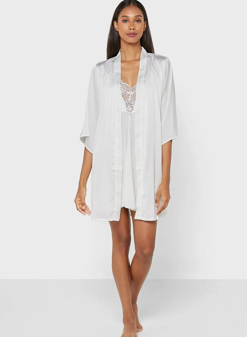 ELLA 2 Piece Slip Dress & Robe Set