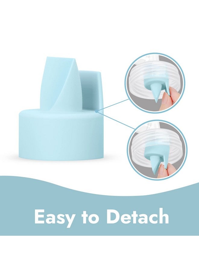 Papablic ] Papablic Duckbill Valves And Silicone Membrane Compatible With Spectra S1, S2 And 9 Plus Breastpumps, Not Original Spectra Pump Parts, Bpa/Dehp Free, Blue - Image 5