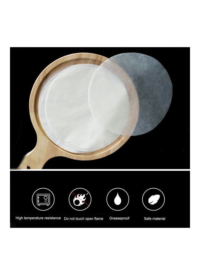 NIBEMINENT - 100-Piece Non-Sticky Baking Papers White - Image 1