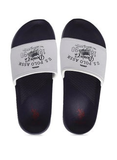 U.S. Polo Assn. U.S. POLO ASSN. Mens TOPLIN 5.0 Off White Sliders - (UK9) (US10) (2FD24800A01)  - Image 1