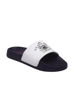 U.S. Polo Assn. U.S. POLO ASSN. Mens TOPLIN 5.0 Off White Sliders - (UK9) (US10) (2FD24800A01)  - Image 3