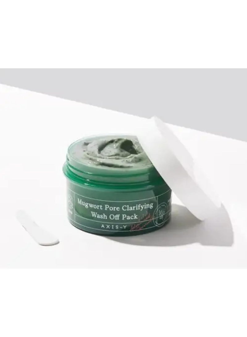AXIS-Y Mugwort Pore Clarifying Wash Off Pack 50ml - Image 4