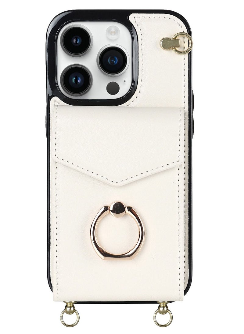 Suteni Back Cover Leather Hidden Card Slots Phone Case for iPhone - Image 1