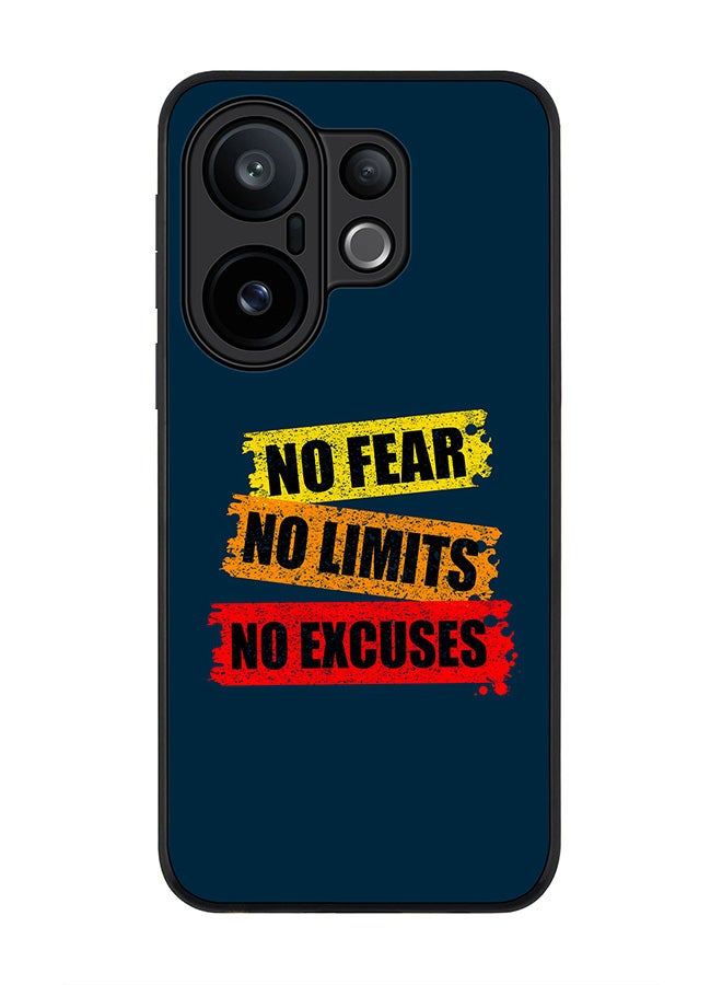 Stylizedd For vivo X200 FE / S30 Pro mini Case,Slim fit Camera Protection, Shockproof Thin Phone cover  - No Fear Limits Excuses