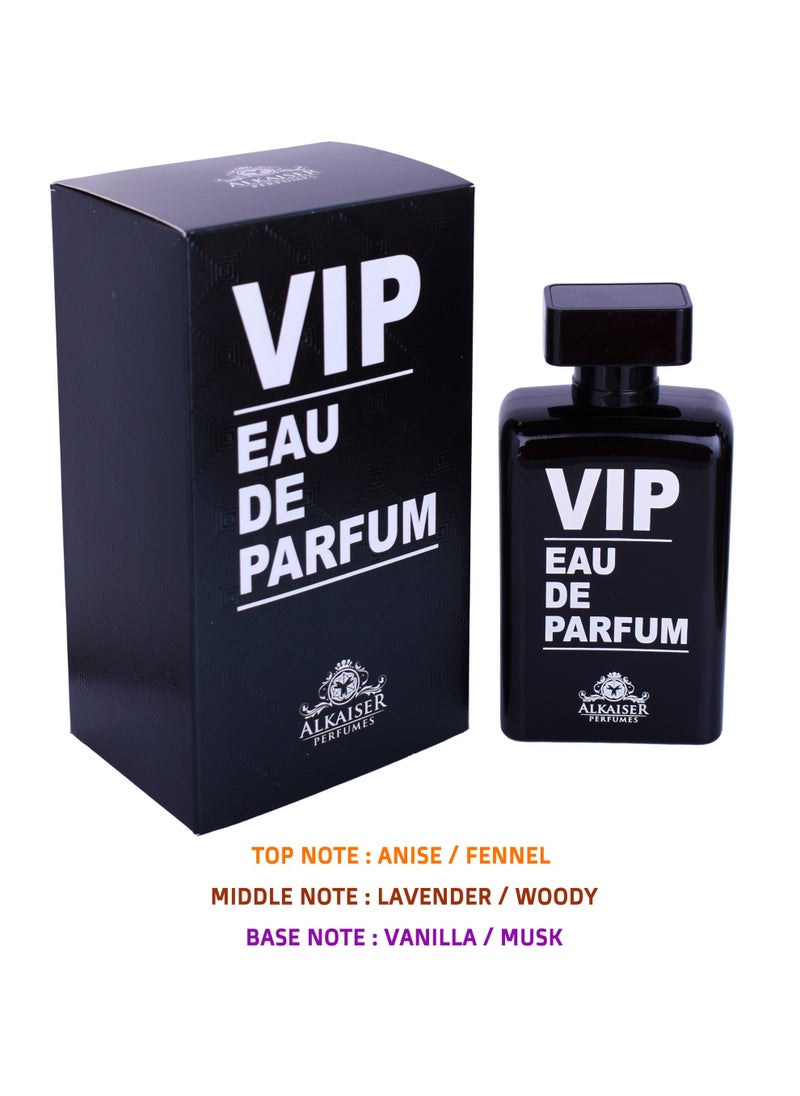 ALKAISER PERFUMES - VIP Eau De Parfum 100ml ALKAISER PERFUMES Unleash Luxury and Elegance with Every Spritz - Image 1