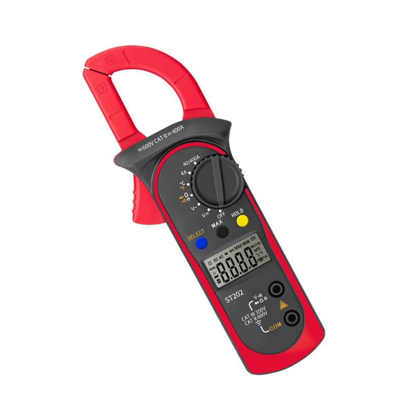 Digital St202 Clamp Meter AC DC Auto Ranging Voltage Tester Electrical Ammeter For Industrial And Home Use With Clamp Function - Image 2