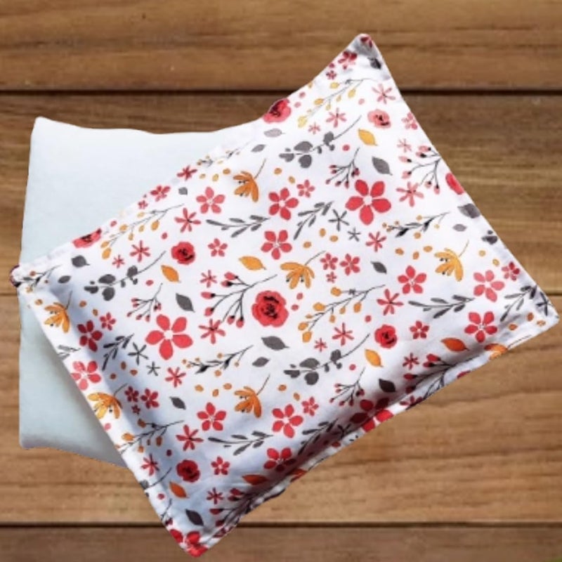 MammaChamp Rai Mustard Seeds Pillow/Rai Takiya/Neck Support Head/Baby-Round Head Shaping Detachable Cotton Cover Gifting 0-12 Months for Infant (Pack of 1, Size 24 cm x 18 cm, 500g) (White) - Image 2