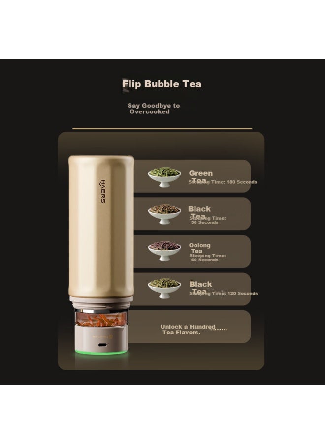 Huawei Smart Selection Harmonyos Selected Haers Star Flash Smart Tea Infuser Mug Insulated Cup Titanium-coated 450ml Qixi Gift For Men And Women - Image 2