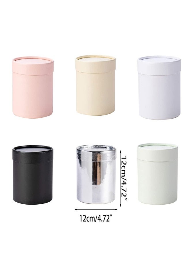 HEYXI Flower Box Round Cardboard Boxes Wedding Party Rose Flower Packaging Decorations Valentine Day Gifts Supplies White - Image 4