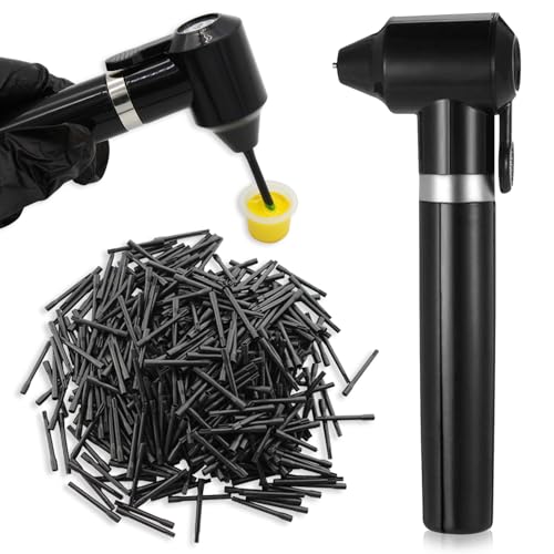 Autdor Ink Mixer Machine Set - Autdor Pigment Mixer Machine with 50Pcs Mixing Sticks Black Color Mixer Machine Ink Pigment Electric Agitator Machine for Permanent Makeup Eyebrow Microblading Supplies - Image 1