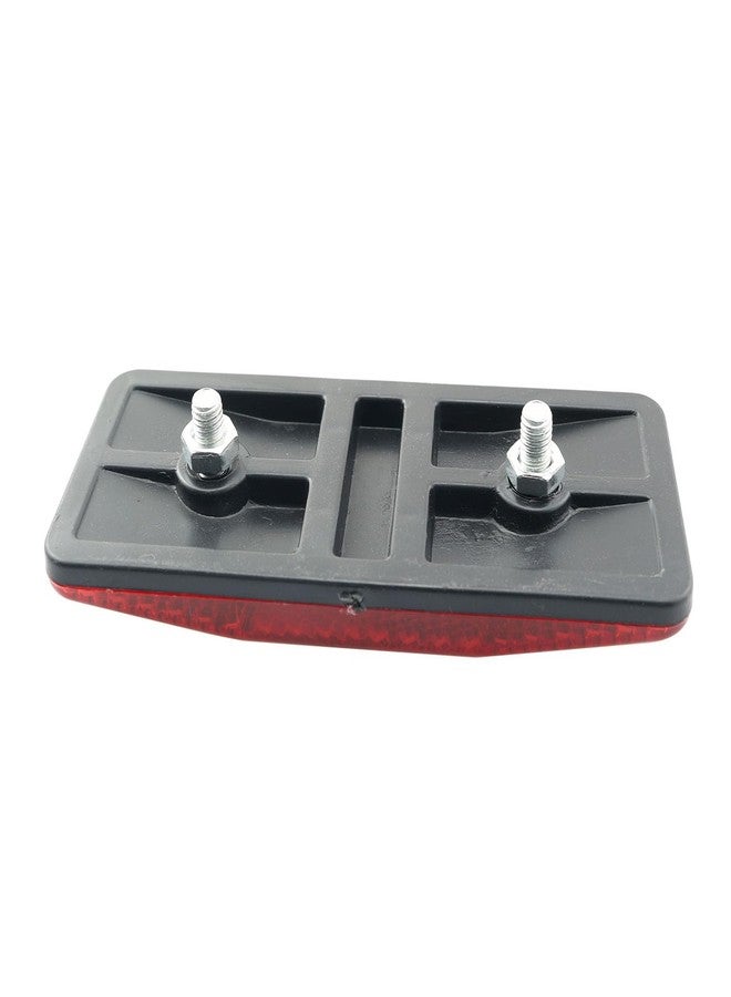 PZRT 1PCS ملحقات عاكس خلفي لدراجة الجبال 98x39 مم باللون الأحمر - Image 3