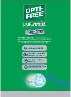 Opti-Free Opti-Free Puremoist Multi-Purpose Disinfecting Solution with Lens Case, 20 Fl Oz  - Image 5