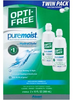 Opti-Free Opti-Free Puremoist Multi-Purpose Disinfecting Solution with Lens Case, 20 Fl Oz  - Image 2