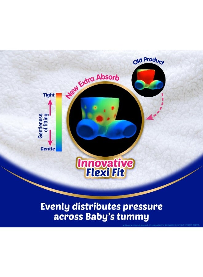MamyPoko Pants Extra Absorb Baby Diapers, Medium (M), 42 Count, 7-12 kg - Image 2