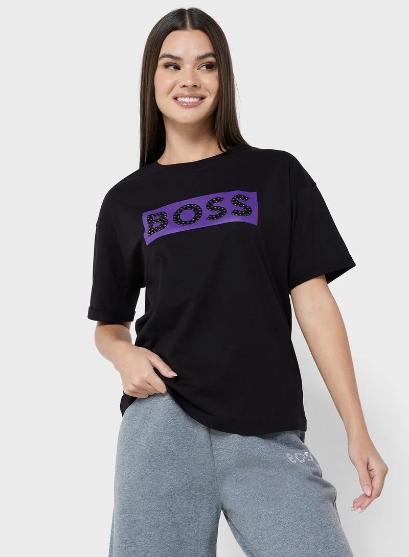 BOSS Crew Neck Logo T-Shirt